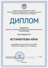 2018-2019 Истамбулова Айна 8а (РО-экономика)